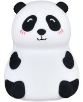 Дитячий настільний нічник Losso LJC - 142 Panda силіконовий світлодіодний RGB світильник, бездротова LED лампа Панда 7 режимів на акумуляторі USB