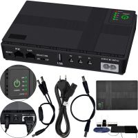 Джерело безперебійного живлення ДБЖ UPS DC1018P для WI-Fi роутера 5V 9V 12V Power Bank 10400 mAh, бесперебойник 18W для модему комутаторів і камер