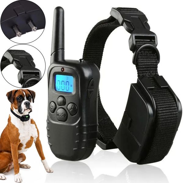 Навчальний електронашийник для дресирування собак Remote Pet Dog Training Collar з РК-дисплеєм, електронний нашийник для дресирування, що працює на батарейках