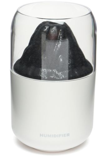 Увлажнитель воздуха ночник Вулкан Humidifier Y10 280 мл настольный ультразвуковой аромадиффузор со светодиодной LED подсветкой USB Lamp JSQ-1 Белый