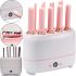 Силиконовая сушилка для маникюрных кистей Makeup Brush Dryer Machine LY-610 12 отверстий USB Подставка для сушки и хранения кисточек с термоконтролем