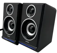 Проводные компьютерные колонки Jedel S-578 2.0 6W стерео RGB колонка с регулировкой громкости, акустика с подсветкой для ПК и ноутбука от USB