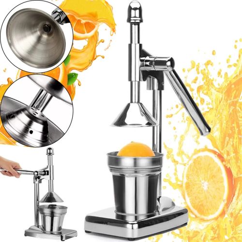 Ручна настільна соковижималка прес Manual Juicer AND841 для соку цитрусових і гранатів, механічний прес з нержавіючої сталі для фруктів