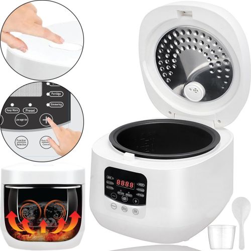 Електрична мультиварка скороварка Silver Love SC - 103 на 5л з сенсорним дисплеєм 900w, Мультиповар Electric cooker LY-504 з таймером і підігрівом