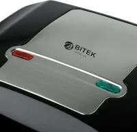Електрична сендвічниця мультипекар Bitek BT-224 6 в 1 750W бутербродниця, гриль, вафельниця, ліщина зі знімними антипригарними формами від мережі
