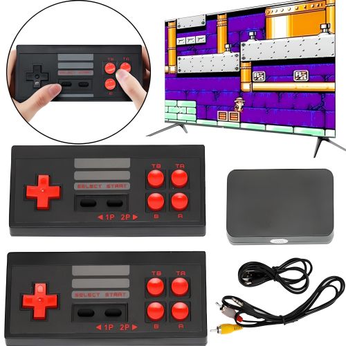 Ігрова приставка 8bit U-BOX EXTREME Mini Game Box AHH-07 620 ігор з 2 бездротовими джойстиками Портативна консоль 8 біт з вбудованими іграми D600