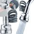 Универсальная гибкая насадка аэратор Rotation Water Faucet LY-789 для экономии воды на кран, Экономитель 360 с гибким шлангом 3 режима на смеситель