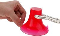 Іграшка канат для кішок і собак Dog Toy Rope жувальний гумовий масажний м'яч на мотузці з присоскою для чищення зубів домашніх тварин 38х10 см