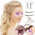 Накладні світлодіодні накладки для підсвічування вій LED RGB Lashes підсвічування очей, що світяться вії для фотосесії та вечірок від батарейки