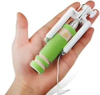 Міні монопод штатив для селфі Mini Monopod Z07-5 E портативна селфі палиця 50 см селфі-монопод з кнопкою і кабелем для Android і IOS від AUX