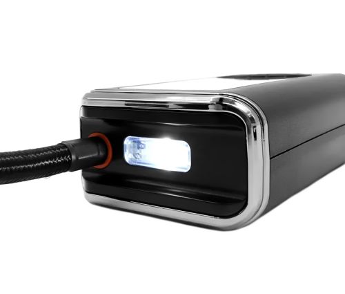 Автомобільний компресор Air Pump CZK-5626 4000mAh акумуляторний повітряний автокомпресор з ліхтариком і LED дисплеєм, насос для накачування шин 150 PSI