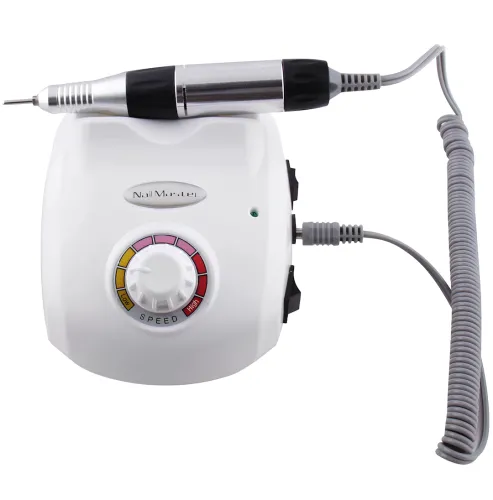 Машинка фрезер для манікюру і педикюру Beauty Nail DM-502 35000 оборотів, електричний апарат для обробки нігтів з насадками і педаллю