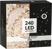 Уличная гибкая гирлянда Дюралайт Springos Rope Lights SF-20 240 ламп 10 м Теплый белый светодиодная влагостойкая LED гирлянда с контроллером CL1200