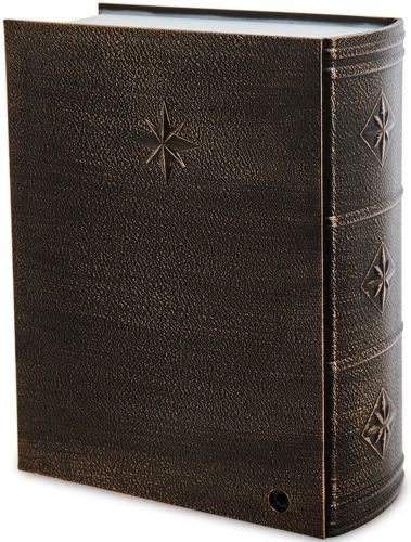 Ночник в форме рождественской книги XMAS WDL 24023B новогодний музыкальный светильник книжка с эффектом метели и LED подсветкой на батарейках USB