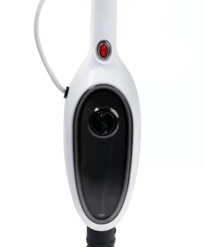 Ручна парова швабра Steam Mop PR-355 12-в-1, 300 мл — пароочищувач високого тиску з баком для води та насадками для прибирання та миття підлоги, що працює від мережі