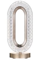 Настільна лампа-нічник Creatice Table Light Lamp 14 сенсорний нічник, Світлодіодна лампа світильник з кристалами на акрилової підставці 3 режими