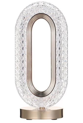 Настільна лампа-нічник Creatice Table Light Lamp 14 сенсорний нічник, Світлодіодна лампа світильник з кристалами на акрилової підставці 3 режими