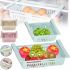 Розсувний органайзер у холодильник Stretchable Hanging Storage Rack TM18013 підвісний контейнер, висувна полиця, кошик для зберігання продуктів