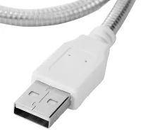 Гнучка лампа USB LED Light 35 см для підсвічування клавіатури ноутбука , портативне металеве підсвічування на гнучкій ніжці для повербанка