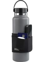 Чохол з кишенею для спортивної пляшки Bottle Pocket до 1 л тканинний кишеню органайзер для зберігання смартфона, ключів, карток і навушників
