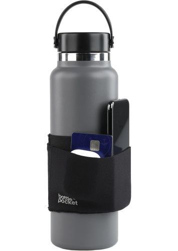 Чохол з кишенею для спортивної пляшки Bottle Pocket до 1 л тканинний кишеню органайзер для зберігання смартфона, ключів, карток і навушників