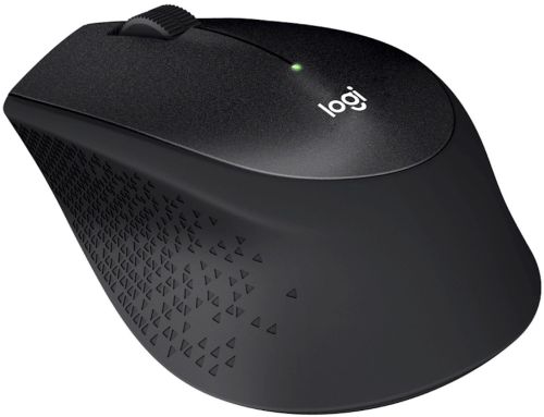 Бездротова оптична миша Logitech M330 Silent Plus Black ігрова геймерська мишка на батарейці для ПК комп'ютера і ноутбука 2.4 GHZ USB чорна