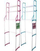 Стійка над унітазом Supretto Toilet Rack 160х50 см підлоговий стелаж, Полиця етажерка для ванної кімнати і туалету органайзер для зберігання