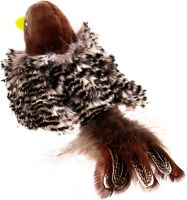 Інтерактивна іграшка дражнилка для кішок Flapping Bird Cat Toy LY-867 літаюча пташка Горобець зі звуковим чіпом, котячою м'ятою і пультом ДУ від USB