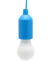 Подвесная LED лампа на шнурке Bailong BL-15418 портативный светодиодный фонарь на веревке, навесная лампочка на батарейках TY-6088 Холодный белый 