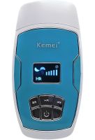 Лазерный фотоэпилятор Kеmei КМ-6813 домашний эпилятор с дисплеем, аппарат для удаления волос на теле со сменными картриджами 3 режима 120000 вспышек