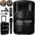 Аккумуляторная колонка караоке Su-Kam BT-100D 500W USB AUX SD портативная акустическая Bluetooth система с беспроводным микрофоном 12V/220V Черная