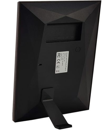 Цифрова акрилова фоторамка Photo Frame Frameo 10.1" 16 ГБ з Wi-Fi сенсорним IPS екраном розумна електронна рамка для фото відео з годинником Коричнева