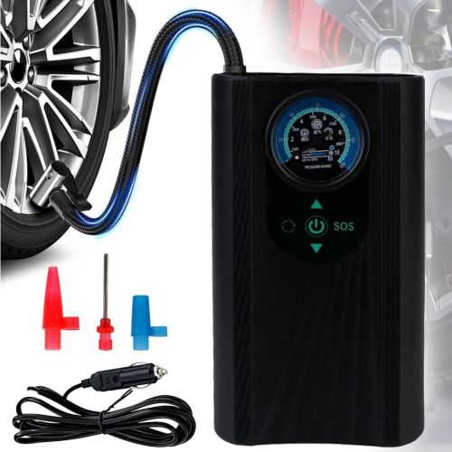 Автомобільний повітряний компресор Charge Pump CQB001 електричний автокомпресор з LED дисплеєм, насос для підкачки шин від прикурювача 150 PSI