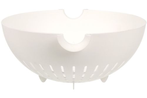 Подвійний друшляк з мискою Mesh Strainer Drain Basket JM-615 2 в 1 зливна миска-друшляк з ситом, пластиковий Ківш для миття фруктів і овочів Зелений