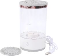 Електричний звуковий очищувач кистей для макіяжу Makeup Cleaning Brush AND HZ-001 2 в 1 щітка підставка для чищення та сушіння косметичних пензликів