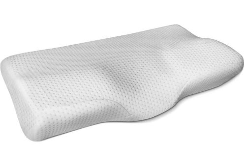 Ортопедическая подушка с эффектом памяти Memory Latex Pillow TV50092 анатомическая гипоаллергенная подушка с двумя валиками для поддержки шеи и плеч