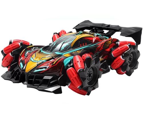 Трюкова машинка Spray Racer Car 21003 з пультом і рукавичкою, радіокерована машина з парогенератором і звуковими ефектами з управлінням від руки