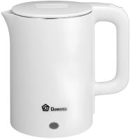 Електрочайник Domotec MS-5028 на 1.8 л настільний дисковий електричний чайник Domotec 1500W з індикатором роботи та автовідключенням від мережі Білий