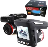 Автомобильный видеорегистратор DVR X7 GPS с антирадаром, Универсальный авторегистратор 1080P с детектором радара угол обзора 140 градусов Черный