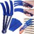 Щетка для оконных жалюзи Window Blind Cleaner Duster Brush тройная щетка для уборки и очистки и радиаторов от пыли с насадками из микрофибры