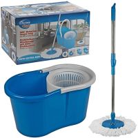 Комплект швабра з самоотжимом і відром Magic Mop 360 (Меджик Моп) телескопічна швабра з Spin Mop з насадкою з мікрофібри Easy MOP 360, Rotary Mop