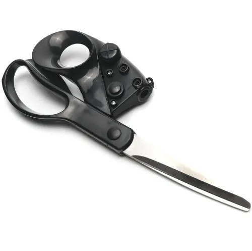 Швейні ножиці з лазерним покажчиком Laser Scissors LP01 21 см кравецькі ножиці для крою та шиття з лазером для точного розрізання тканини та паперу
