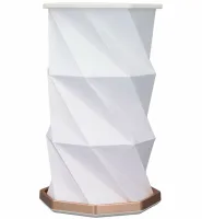 Настільний складаний нічник Rotating Lamp XZ-06 акумуляторний розкладний світильник, паперова лампа трансформер із сенсорним керуванням від USB