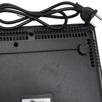 Индукционная сенсорная электроплита Domotec MS-5833 на 1 конфорку 2000W портативная настольная электрическая плита с дисплеем таймером MS5833 Черная
