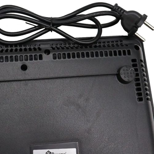 Индукционная сенсорная электроплита Domotec MS-5833 на 1 конфорку 2000W портативная настольная электрическая плита с дисплеем таймером MS5833 Черная