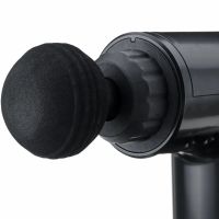 М'язовий масажер пістолет Fascial Gun FH-320 Black для тіла, портативний ручний ударний масажер-пістолет KH-320 YX-908 Чорний 