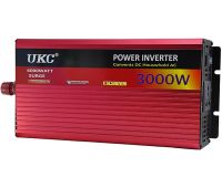 Автомобильный инвертор напряжения UKC AR-3000M 12V-220V 3000W с функцией плавного пуска, авто преобразователь напряжения тока 12В 220В 3000Вт