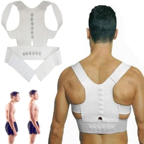 Магнитный фиксирующий корректор правильной осанки Emson Power Magnetic Posture 3-Pack NY-27, Ортопедический корсет паук для выравнивания спины и плеч