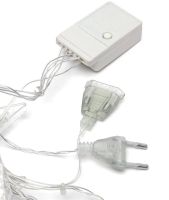 Внутренняя гирлянда штора Звезды Star Style теплый белый 2.5Х1 м 138 LED диодов WW, светодиодная гирлянда-занавес 12 звезд на окно 2.5мх1м 220V
