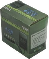 Універсальний мережевий адаптер 12V 2.5 А 7in1 SL-668 30W блок живлення з регулюванням змінного струму з перехідниками і захистом від перевантаження YX-668